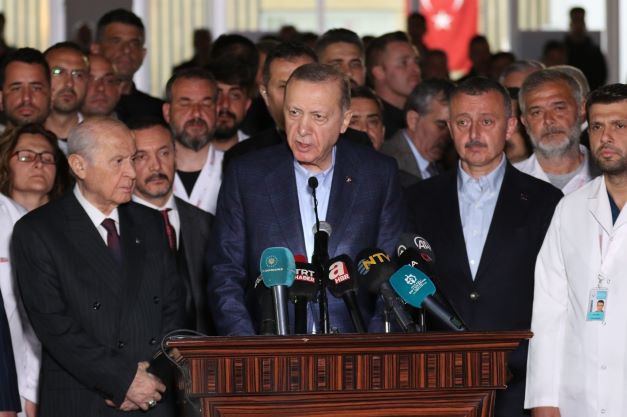 Cumhurbaşkanı Erdoğan, Başkan Büyükakın'a takdirlerini iletti