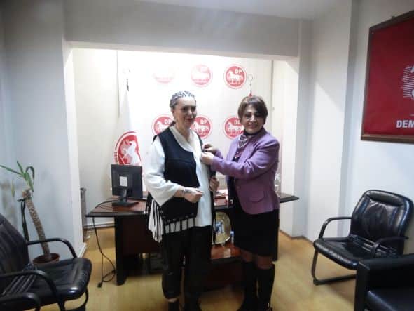 Ayşegül Çift DP'li oldu.