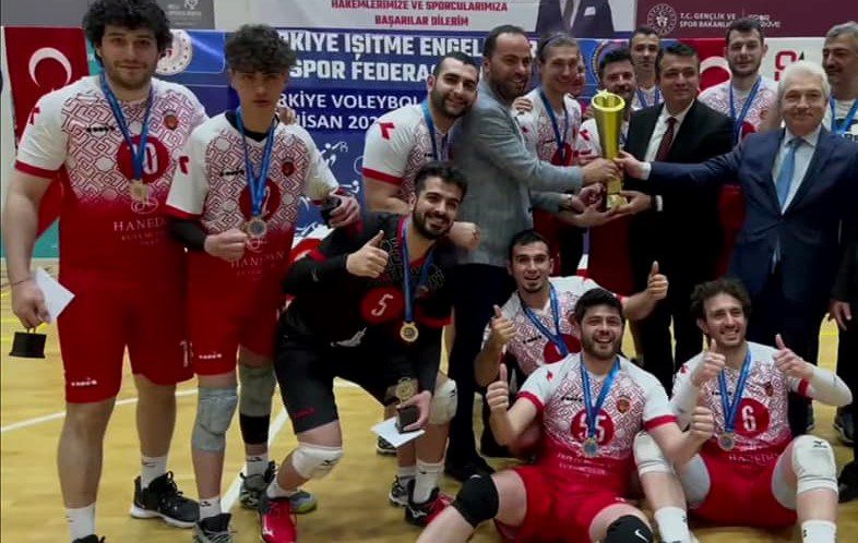 3. kez üst üste Türkiye Şampiyonu Oldular