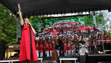 Kıraç ve 100. Yıl Korosu, bayrama coşku kattı