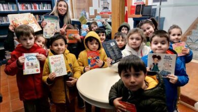 Minik Öğrencilerin Kütüphane Heyecanı