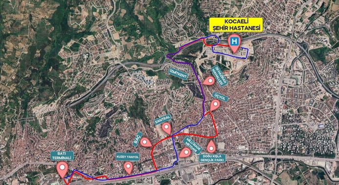 Şehir hastanesi için yeni ulaşım planlaması