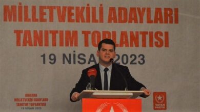 Vatan Partisi Ankara 1. Bölge 3. Sıra Milletvekili Adayı Kayahan Çetin