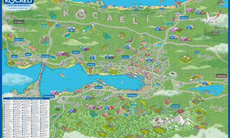 Kocaeli Turizm Haritası