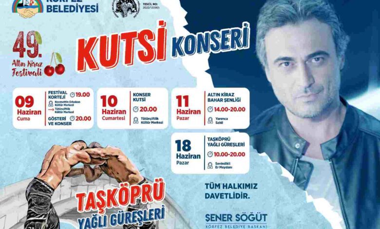 49. Altın Kiraz Festivali başlıyor