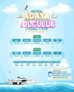 Körfez’de Mehtap ve Büyük Ada turları başlıyor