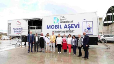 Mobil Aşevini İzmitlilere tanıttı