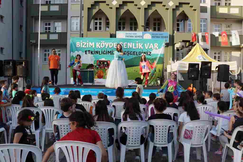 Akpınar’da çocuklar ‘Bizim Köyde Şenlik Var’ etkinlikleriyle doyasıya eğlendi