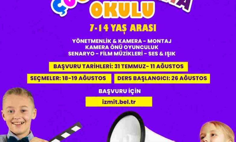 Çocuk Sinema Okulu için yeni dönem başvuruları başlıyor