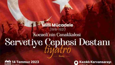 SERVETİYE CEPHESİ GÖLCÜK'TE TİYATRO SAHNESİNE TAŞINACAK