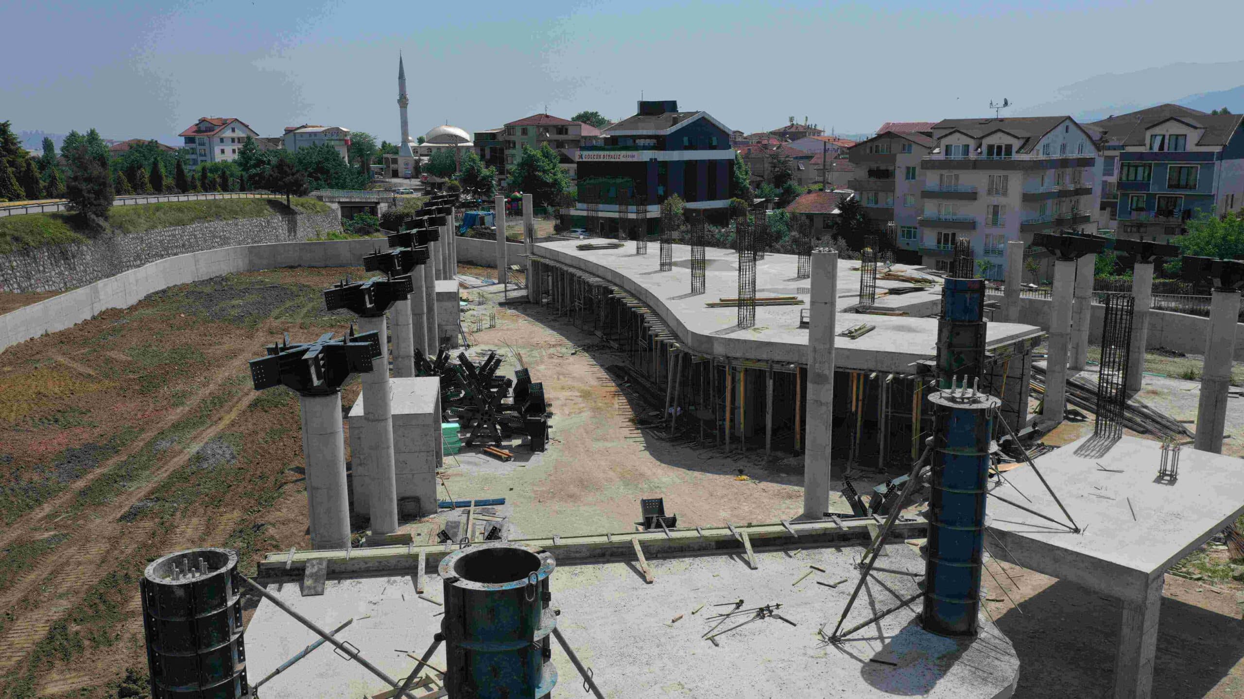 Yeni Gölcük terminal binası son sürat devam