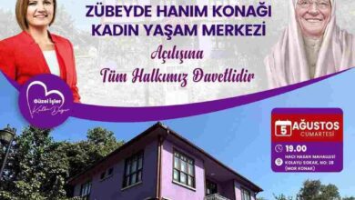 İzmit Belediyesi Zübeyde Hanım Konağı Kadın Yaşam Merkezi’ni açıyor