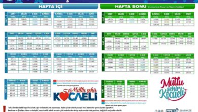 Deniz ulaşımında kış tarifesi başlıyor