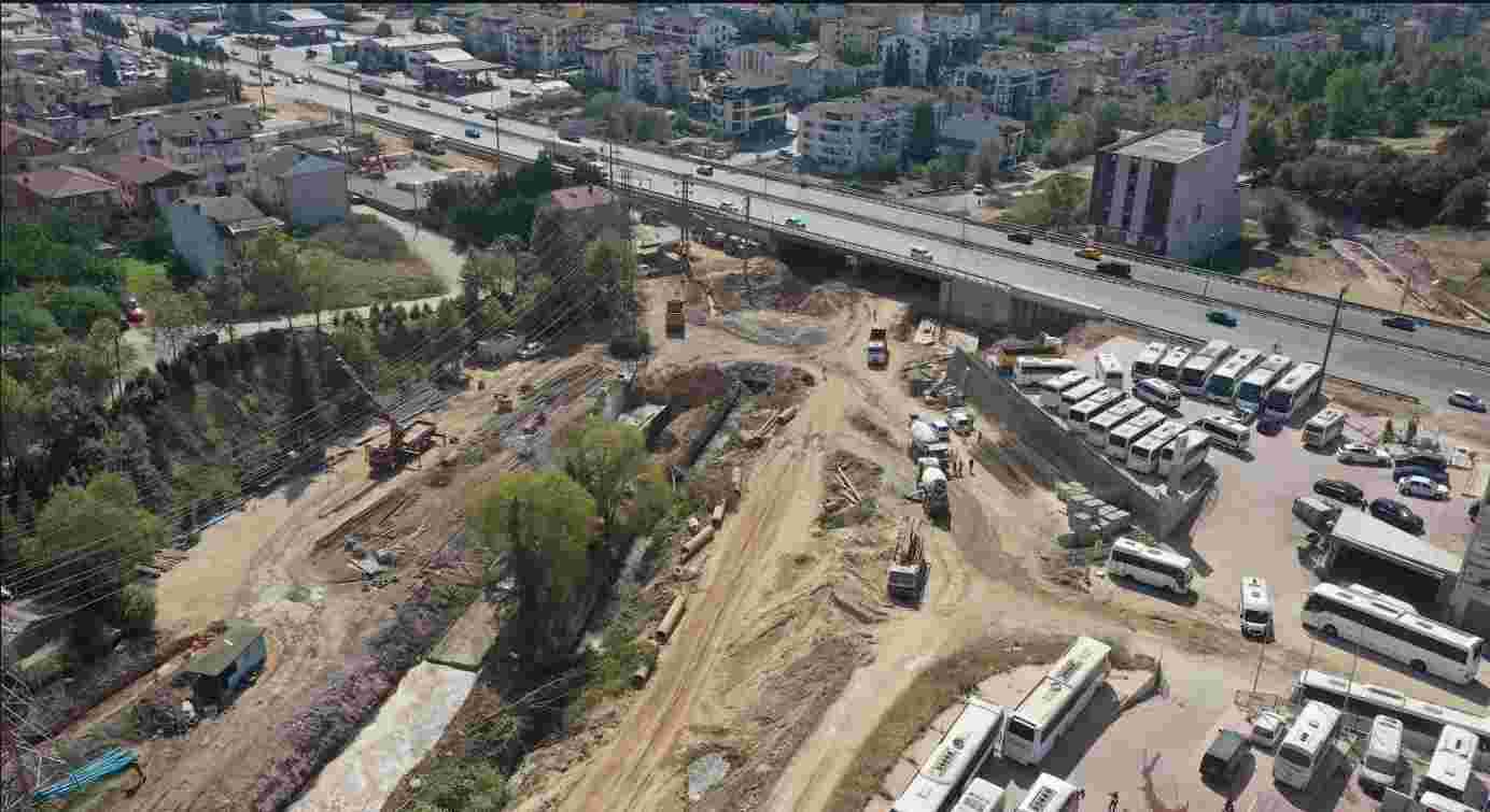 Kaşkaldere Kavşağı’nda yoğun çalışma