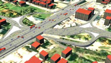 Kaşkaldere Kavşağı’nda yoğun çalışma