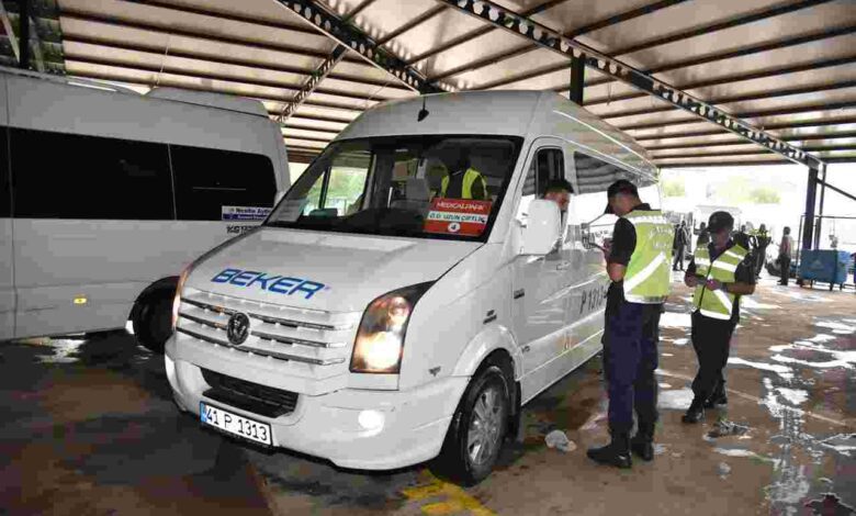 Öğrenci servislerine sıkı denetim