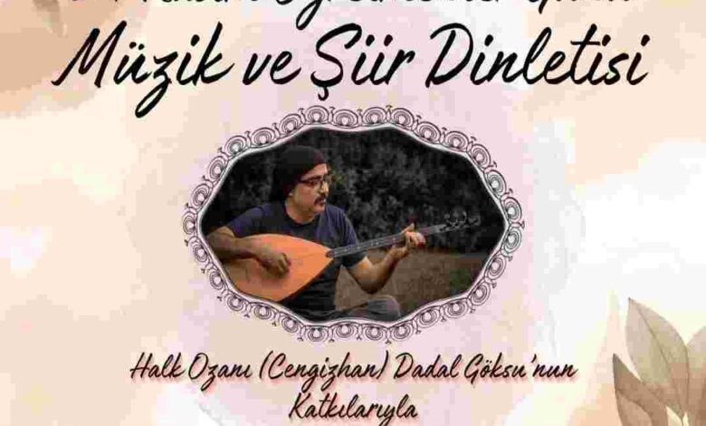 24 Kasım Öğretmenler Günü Müzik ve Şiir Dinletisi