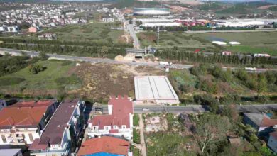 Kocaeli Stadyumu yolunda trafik düzenlemesi