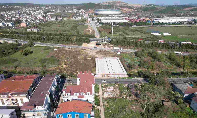 Kocaeli Stadyumu yolunda trafik düzenlemesi