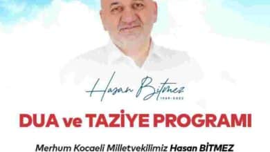 Hasan Bitmez için Dua ve Taziye