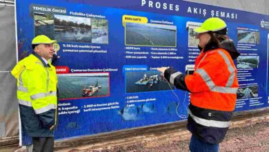 Dip çamuru temizliğine uluslararası basından ilgi