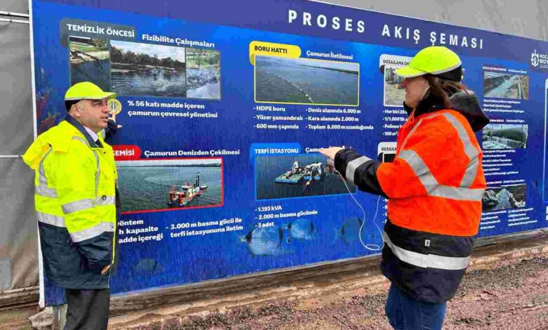 Dip çamuru temizliğine uluslararası basından ilgi