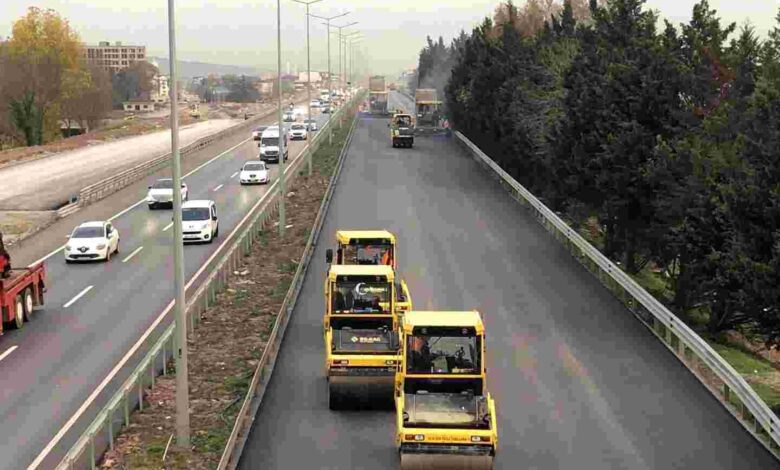 Stadyum yolunda D-100 Ankara yönü asfaltlandı