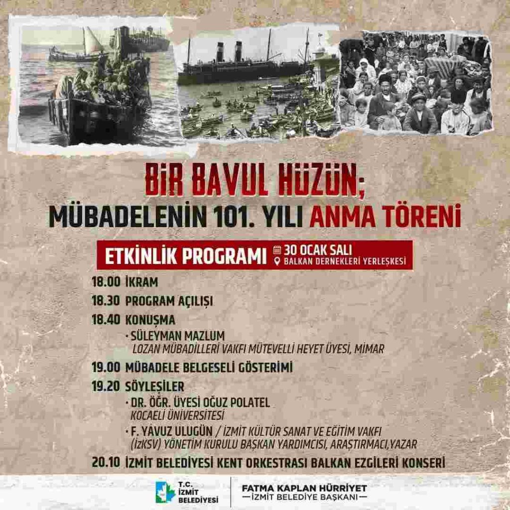 “Bir Bavul Hüzün” Lozan Mübadelesi’nin 101. Yılı