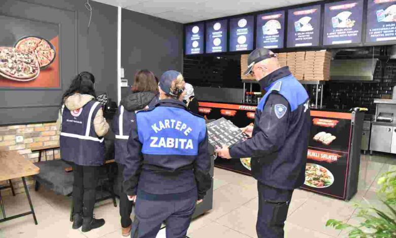 Kartepe Zabıtasından Menü ve Fiyat Denetimi