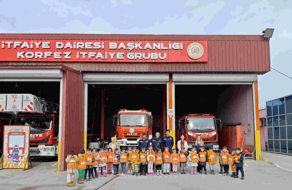İtfaiye'nin minik ziyaretçileri