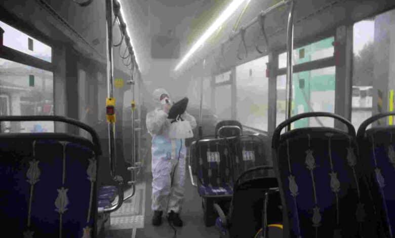 Otobüslere nano gümüş dezenfekte