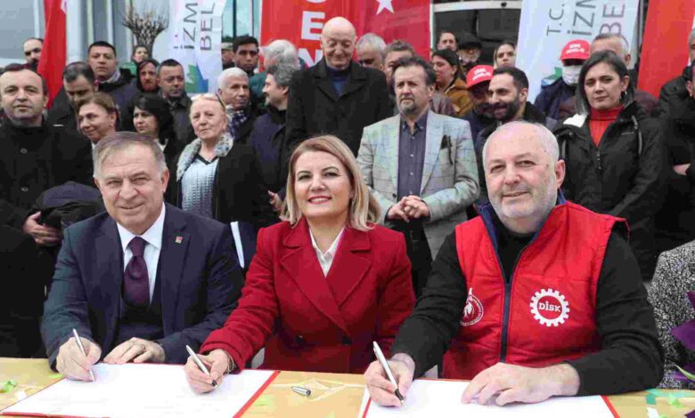 Toplu İş Sözleşmesi Belsa önünde büyük bir coşkuyla imzalandı