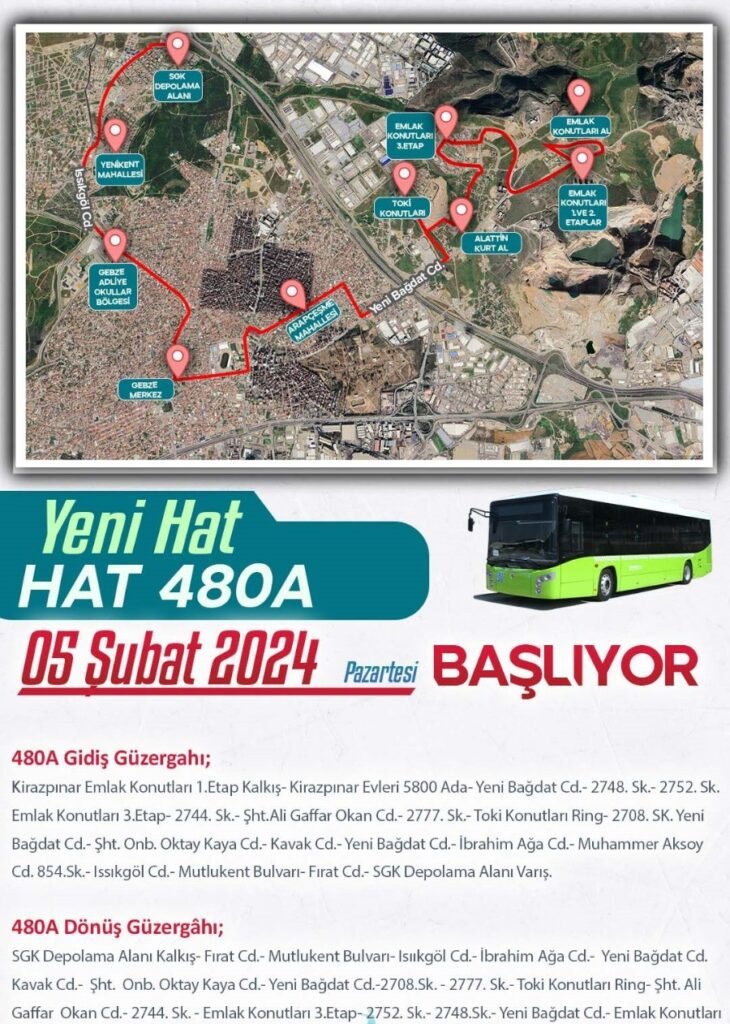 Yeni hat 480 A