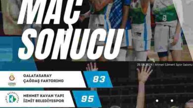 İzmit’in Perileri Galatasaray’ı dize getirdi!