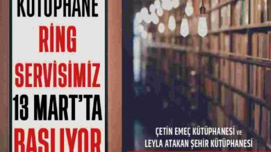 Üniversitelilere ücretsiz kütüphane ring servisleri başlıyor!