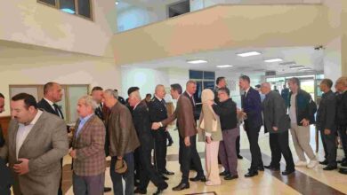 Gölcük kent bayramlaşmasında kucaklaştı