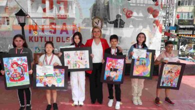 ‘Atatürk’ün İzinde Çocuk’ temalı resim yarışması