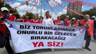 Ankara'da Büyük Emekli Mitingi Yapıldı