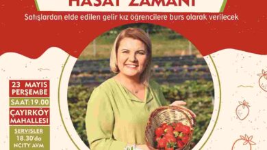 Çilek Köy’ün hasadı yine kız çocuklarına burs olacak!