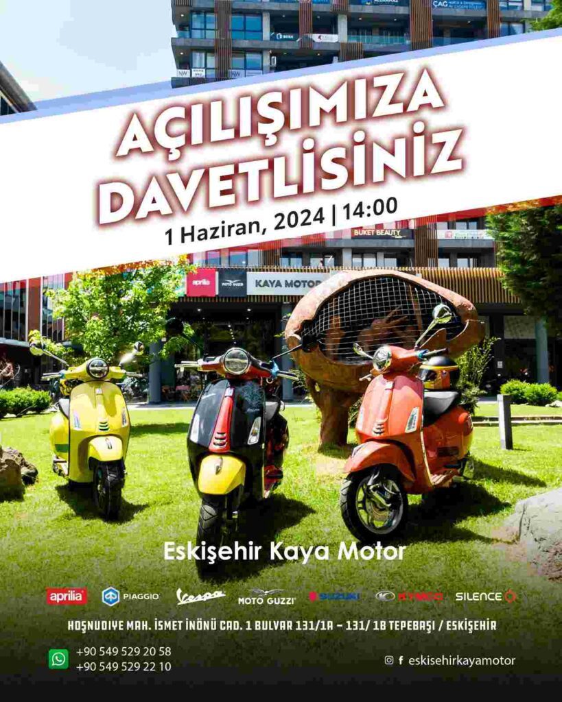 Eskişehir Kaya Motor  Mağazası Açılıyor!