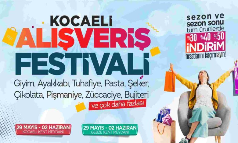 Kocaeli Alışveriş Festivali Başladı