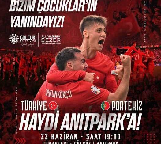 Anıtpark’ta dev ekranda milli heyecanı birlikte yaşamaya davet etti
