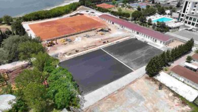 Tenis merkezinde tamamlanma %80