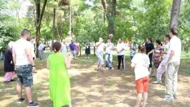 Özel bireylere kamp etkinliği