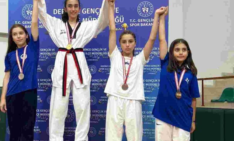 Gölcük Belediyespor Taekwondocuları Kocaeli Şampiyonu