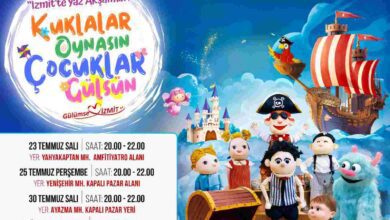 İzmit’te çocuklar için renkli yaz akşamları başlıyor!