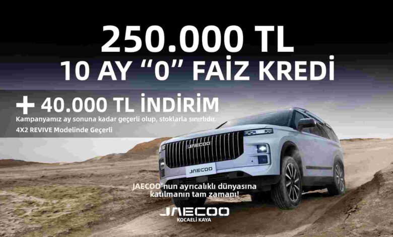 JAECOO Plaza Kocaeli Kaya