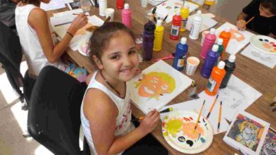 Sanat atölyeleri çocukların yazına renk katıyor