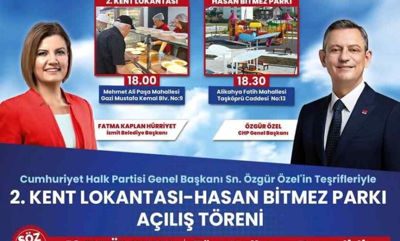 CHP Genel Başkanı Özgür Özel Kocaeli'ye geliyor