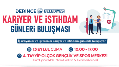 Derince'de Kariyer ve İstihdam Günleri
